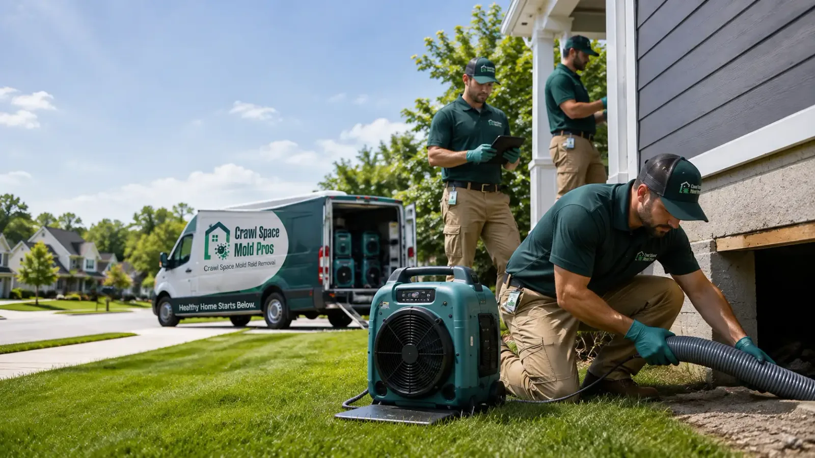 Crawl Space Mold Removal in Pine River, WI